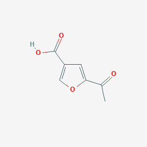 molecular formula C7H6O4 B2410502 5-乙酰呋喃-3-羧酸 CAS No. 89677-39-4