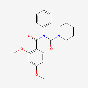 N-(2,4-dimethoxybenzoyl)-N-phenylpiperidine-1-carboxamide