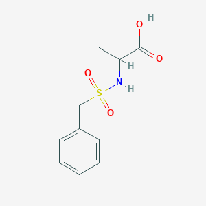molecular formula C10H13NO4S B2410514 2-(苯甲酰磺酰氨基)丙酸 CAS No. 688789-94-8