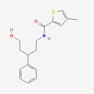 N-(5-hydroxy-3-phenylpentyl)-4-methylthiophene-2-carboxamide