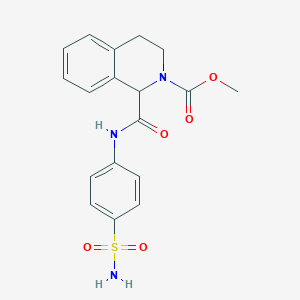 methyl 1-((4-sulfamoylphenyl)carbamoyl)-3,4-dihydroisoquinoline-2(1H)-carboxylate