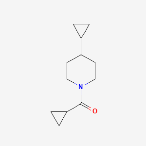 Cyclopropyl-(4-cyclopropylpiperidin-1-yl)methanone