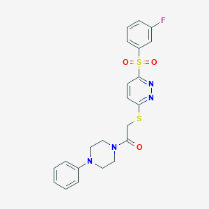 Methyl 6-chloro-4-{2-[(3,4-dimethylphenyl)amino]-2-oxoethoxy}quinoline-2-carboxylate