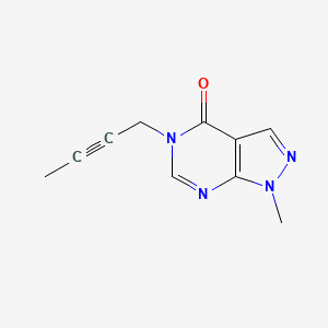 5-But-2-ynyl-1-methylpyrazolo[3,4-d]pyrimidin-4-one