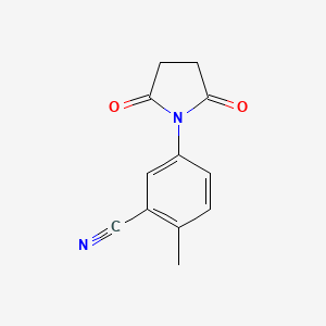 5-(2,5-Dioxopyrrolidin-1-yl)-2-methylbenzonitrile