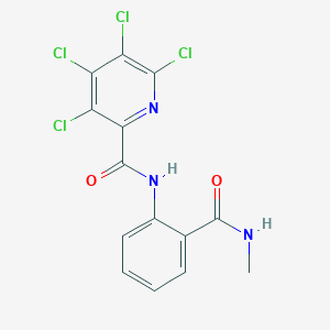 3,4,5,6-tetrachloro-N-[2-(methylcarbamoyl)phenyl]pyridine-2-carboxamide