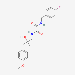 N1-(4-fluorobenzyl)-N2-(2-hydroxy-3-(4-methoxyphenyl)-2-methylpropyl)oxalamide