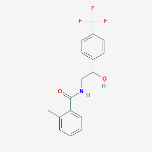 N-(2-hydroxy-2-(4-(trifluoromethyl)phenyl)ethyl)-2-methylbenzamide