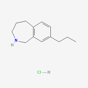 molecular formula C13H20ClN B2410759 8-propyl-2,3,4,5-tetrahydro-1H-2-benzazepine hydrochloride CAS No. 1557971-16-0