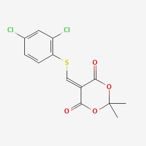 5-{[(2,4-Dichlorophenyl)sulfanyl]methylene}-2,2-dimethyl-1,3-dioxane-4,6-dione