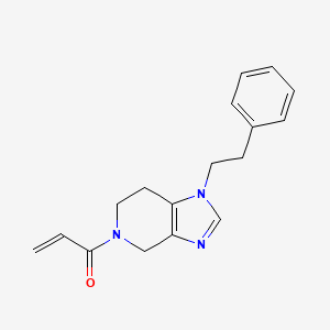 1-[1-(2-Phenylethyl)-6,7-dihydro-4H-imidazo[4,5-c]pyridin-5-yl]prop-2-en-1-one