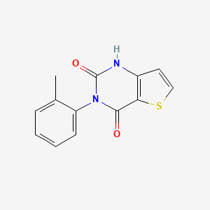 molecular formula C13H10N2O2S B2410781 3-(2-methylphenyl)thieno[3,2-d]pyrimidine-2,4(1H,3H)-dione CAS No. 1223890-21-8