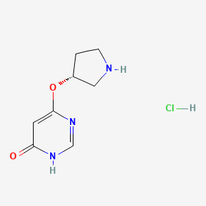 (R)-6-(Pyrrolidin-3-yloxy)pyrimidin-4-ol hydrochloride