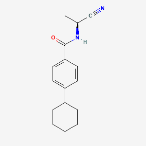 N-[(1S)-1-Cyanoethyl]-4-cyclohexylbenzamide