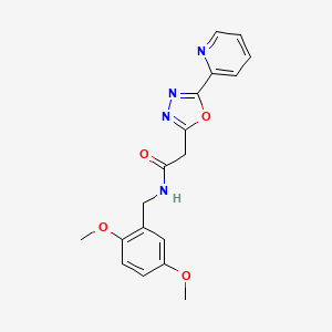 6-isopropyl-N-(2-methoxybenzyl)-2-methylimidazo[2,1-b][1,3]thiazole-5-sulfonamide