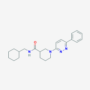 molecular formula C23H30N4O B2410843 N-(cyclohexylmethyl)-1-(6-phenylpyridazin-3-yl)piperidine-3-carboxamide CAS No. 1251594-87-2