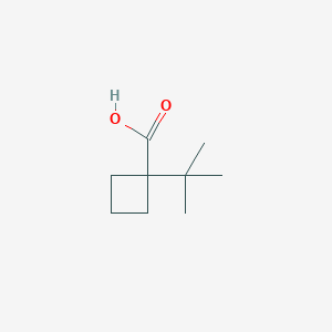 molecular formula C9H16O2 B2410845 1-叔丁基环丁烷-1-羧酸 CAS No. 1510992-29-6