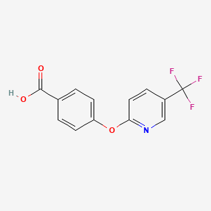 4-{[5-(Trifluoromethyl)pyridin-2-yl]oxy}benzoic acid