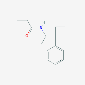 N-[1-(1-Phenylcyclobutyl)ethyl]prop-2-enamide