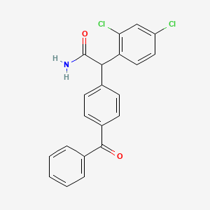2-(4-Benzoylphenyl)-2-(2,4-dichlorophenyl)acetamide