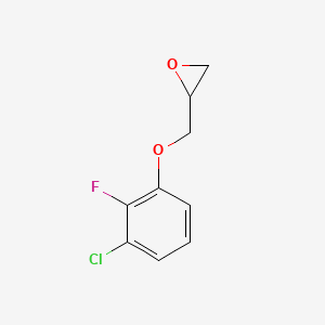 molecular formula C9H8ClFO2 B2410897 2-[(3-Chloro-2-fluorophenoxy)methyl]oxirane CAS No. 1603348-67-9