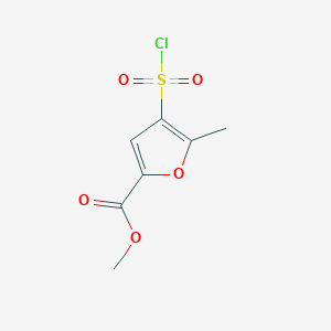 Methyl 4-(chlorosulfonyl)-5-methylfuran-2-carboxylate