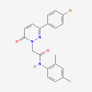 2-[3-(4-bromophenyl)-6-oxopyridazin-1-yl]-N-(2,4-dimethylphenyl)acetamide