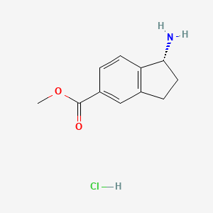 (R)-Methyl 1-amino-2,3-dihydro-1H-indene-5-carboxylate hydrochloride