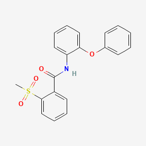 molecular formula C20H17NO4S B2410941 2-methylsulfonyl-N-(2-phenoxyphenyl)benzamide CAS No. 896266-68-5