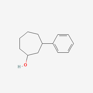 molecular formula C13H18O B2410945 3-Phenylcycloheptan-1-ol CAS No. 19217-56-2