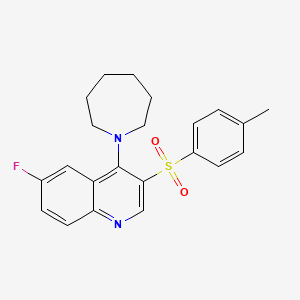 4-(Azepan-1-yl)-6-fluoro-3-tosylquinoline