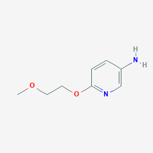 molecular formula C8H12N2O2 B2410964 6-(2-Methoxyethoxy)pyridin-3-amine CAS No. 874491-83-5