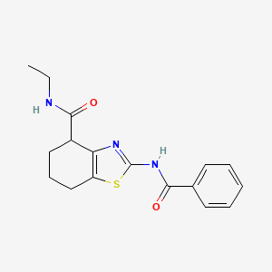 2-benzamido-N-ethyl-4,5,6,7-tetrahydrobenzo[d]thiazole-4-carboxamide