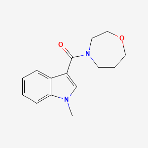 (1-methyl-1H-indol-3-yl)(1,4-oxazepan-4-yl)methanone