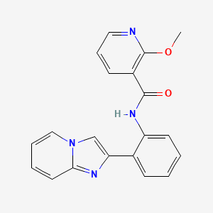N-(2-(imidazo[1,2-a]pyridin-2-yl)phenyl)-2-methoxynicotinamide