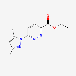 Ethyl 6-(3,5-dimethylpyrazol-1-yl)pyridazine-3-carboxylate