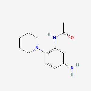 N-[5-amino-2-(piperidin-1-yl)phenyl]acetamide
