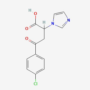 4-(4-chlorophenyl)-2-(1H-imidazol-1-yl)-4-oxobutanoic acid