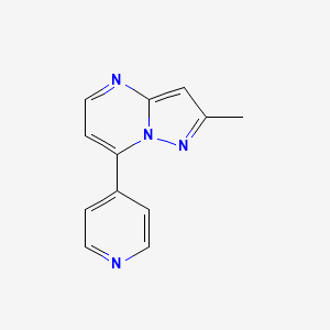 2-Methyl-7-(4-pyridinyl)pyrazolo[1,5-a]pyrimidine