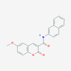 6-methoxy-N-(naphthalen-2-yl)-2-oxo-2H-chromene-3-carboxamide