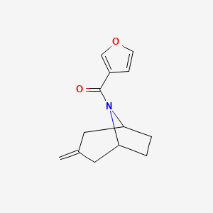 furan-3-yl((1R,5S)-3-methylene-8-azabicyclo[3.2.1]octan-8-yl)methanone