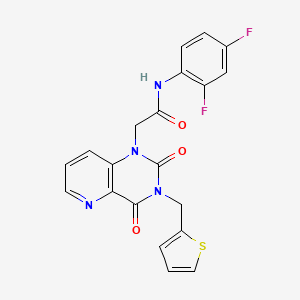 N-(2,4-difluorophenyl)-2-(2,4-dioxo-3-(thiophen-2-ylmethyl)-3,4-dihydropyrido[3,2-d]pyrimidin-1(2H)-yl)acetamide