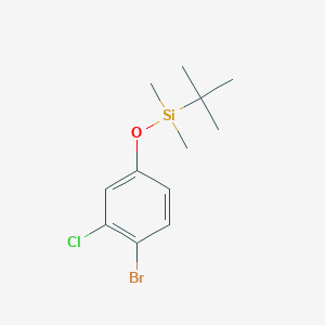 (4-Bromo-3-chlorophenoxy)(tert-butyl)dimethylsilane