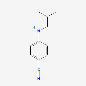 molecular formula C11H14N2 B2411226 4-[(2-Methylpropyl)amino]benzonitrile CAS No. 850570-33-1