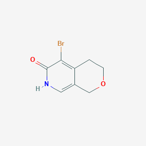 molecular formula C8H8BrNO2 B2411258 5-Bromo-1,3,4,7-tetrahydropyrano[3,4-c]pyridin-6-one CAS No. 2411309-46-9
