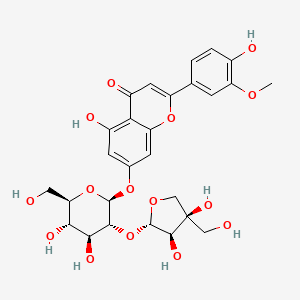 molecular formula C27H30O15 B2411280 3'-Methoxy apiin CAS No. 33579-63-4