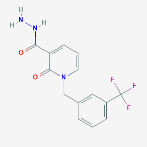 2-Oxo-1-[3-(trifluoromethyl)benzyl]-1,2-dihydro-3-pyridinecarbohydrazide