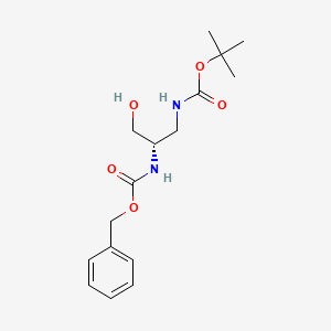 molecular formula C16H24N2O5 B2411365 Z-L-Dap(boc)-OL CAS No. 199005-69-1