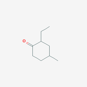 molecular formula C9H16O B2411385 2-Ethyl-4-methylcyclohexan-1-one CAS No. 115684-76-9