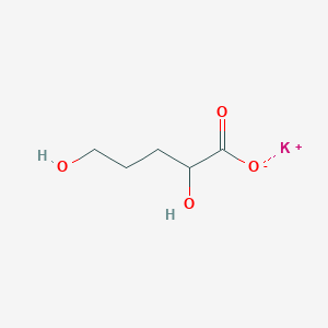 molecular formula C5H9KO4 B2411394 2,5-二羟基戊酸钾 CAS No. 1955493-84-1